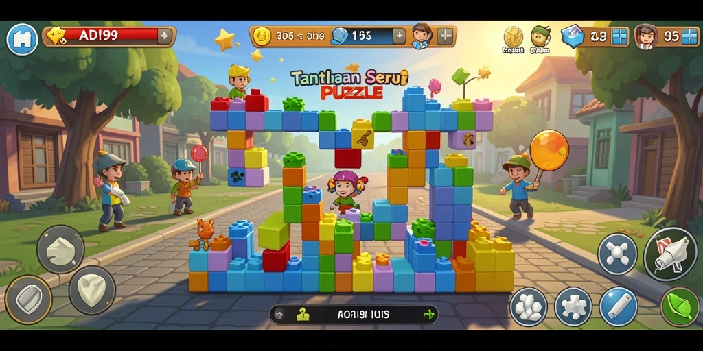 Gameplay ADI99 menunjukkan keseruan dalam menyelesaikan puzzle.