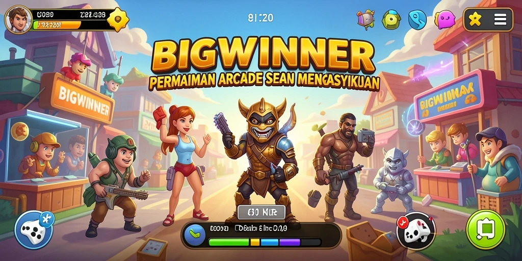 Screenshot gameplay BIGWINNER yang menampilkan aksi seru dan tantangan menarik.