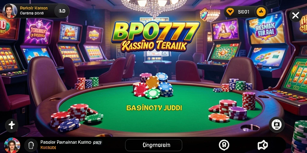 Tampilan gameplay menarik dari BPO777 dengan berbagai permainan Kasino.