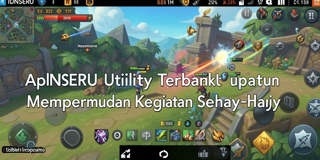Tampilan utama IDNSERU yang memudahkan penggunaan aplikasi Utility.