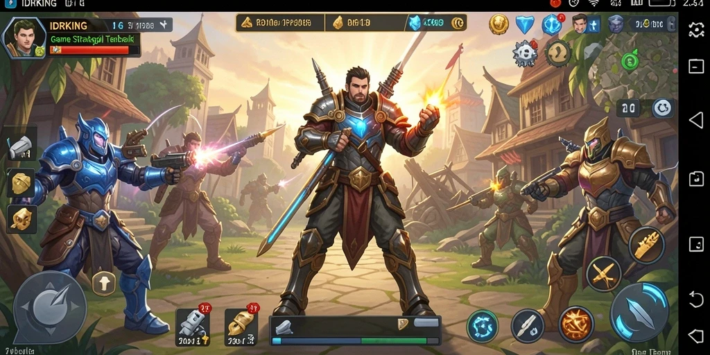 Tampilan menarik dari gameplay SLG IDRKING dengan grafis menawan.