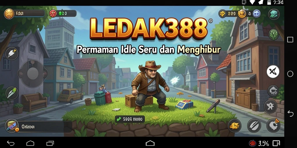 Screenshot LEDAK388 menampilkan gameplay seru yang memikat dari game Idle.