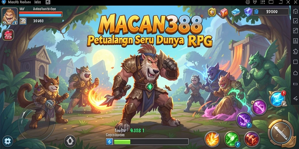 Tampilan gameplay RPG yang menakjubkan dari MACAN388.