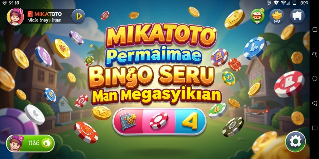 Tampilan gameplay MIKATOTO yang seru dan penuh warna.
