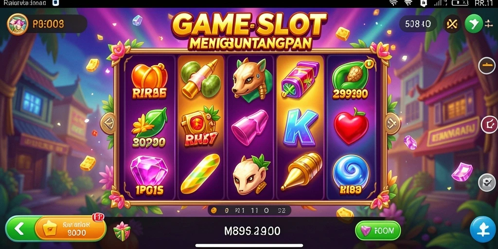 Tangkapan layar gameplay RR89 dengan desain Slot yang menarik.