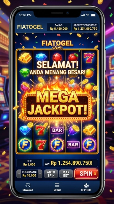 Tampilan utama aplikasi fiatogel yang intuitif.